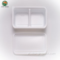 Disponível Retire o recipiente de alimentos preto 3 compartimentos